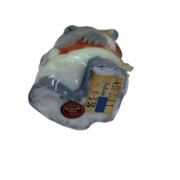 Vintage Beacon Hill Santa Mouse Christmas Candles in Original Wax Wrap Pair - Picture 13 of 13